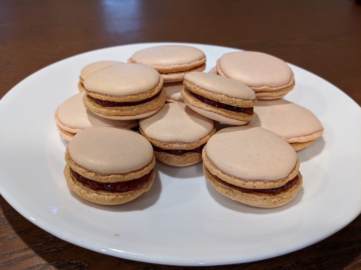 Strawberry Macarons